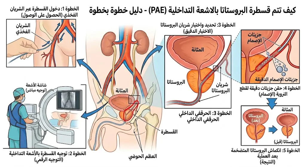كيف تتم قسطرة البروستاتا؟